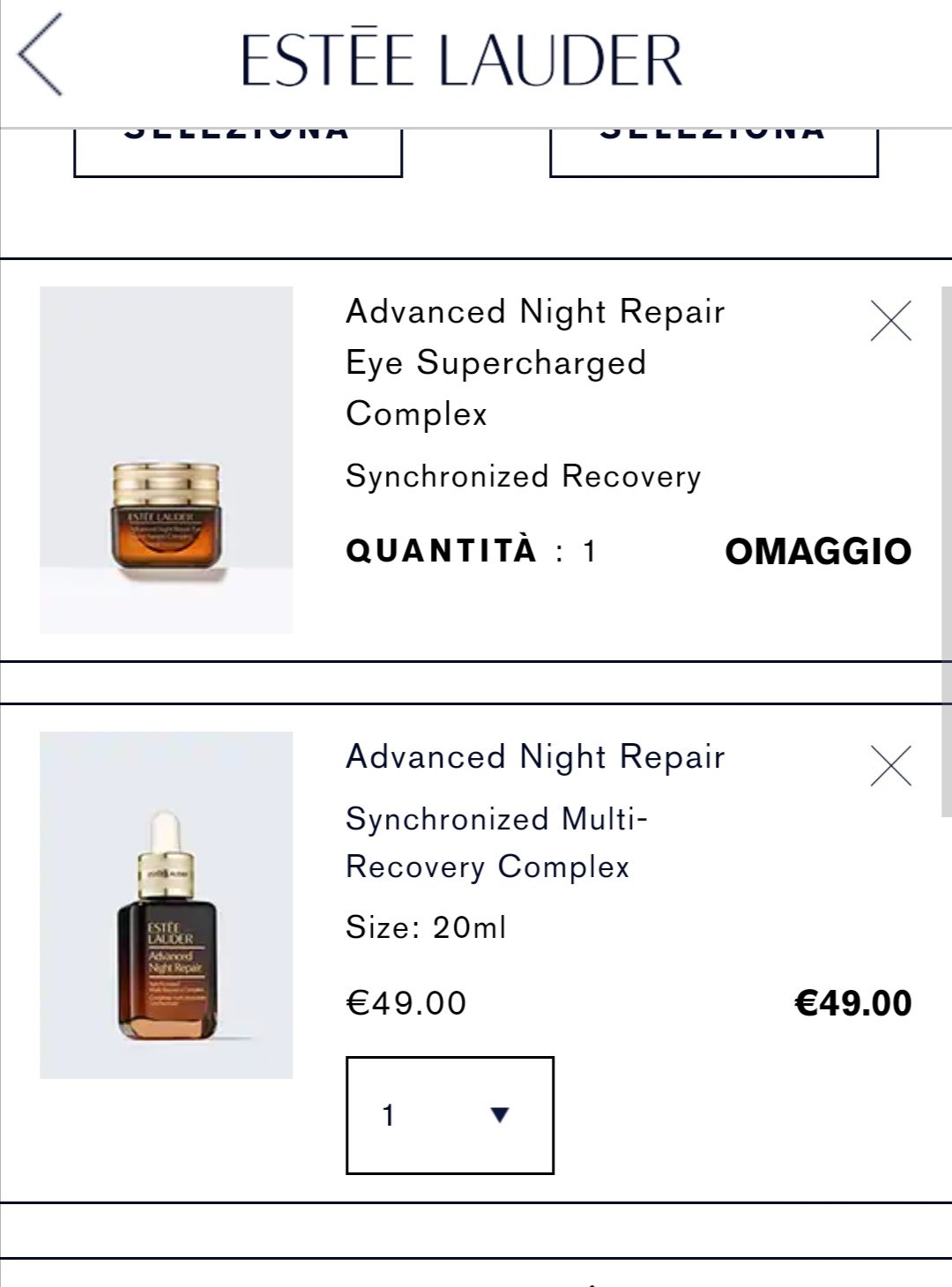 🇮🇹官网49欧get小棕瓶眼霜和精华