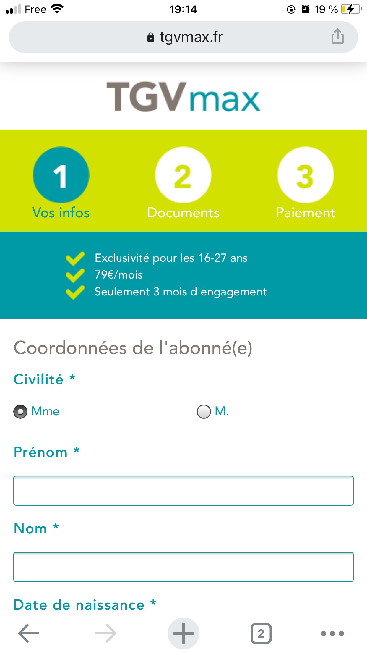 TGV max