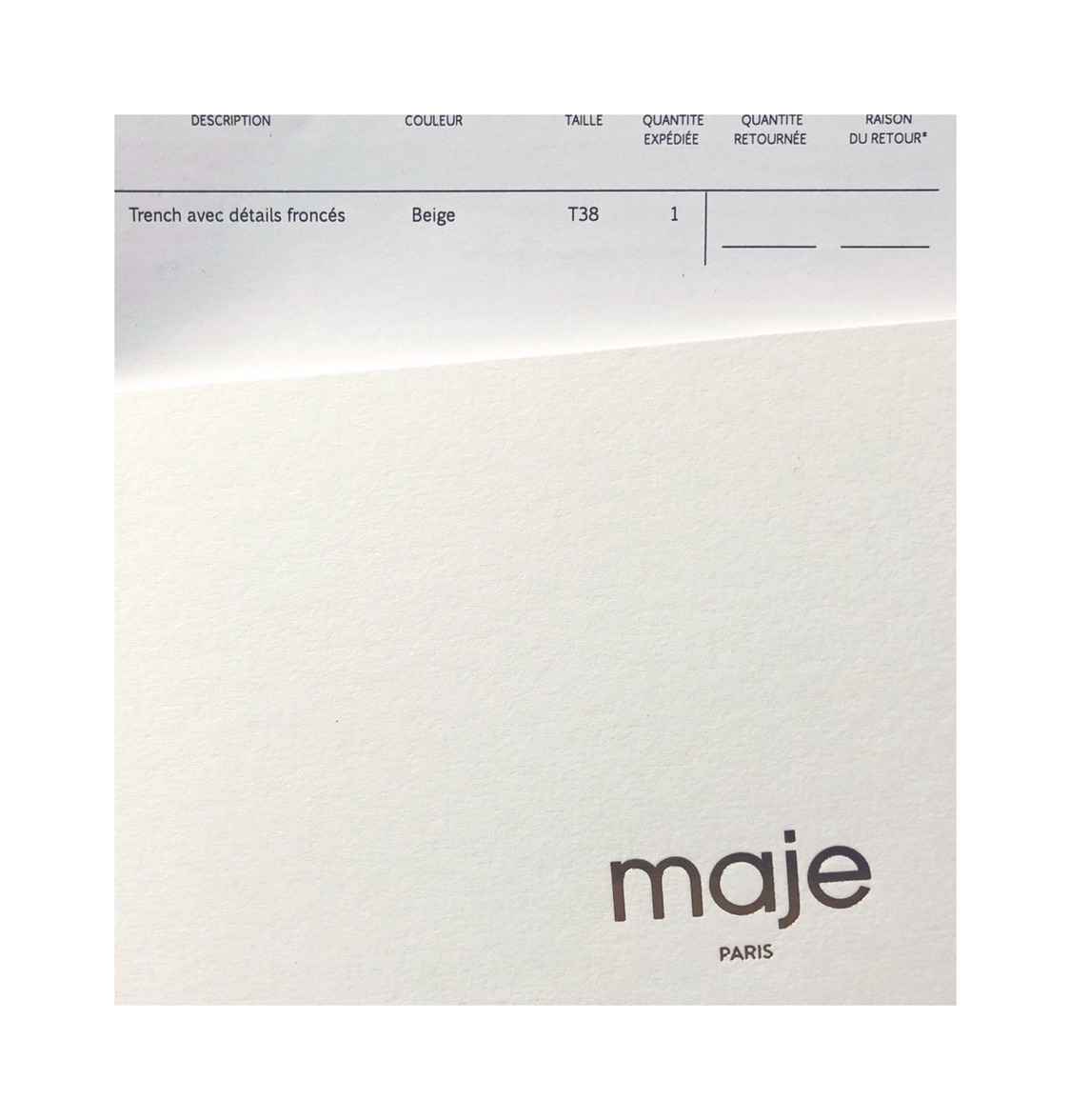 Maje风衣
