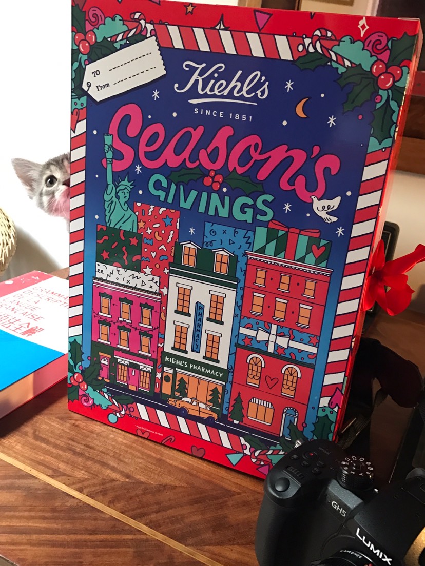 kiehl's的圣诞日历有这么大!!
