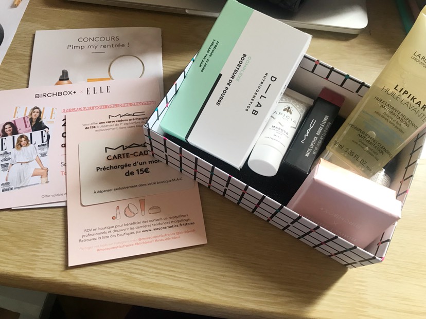 第一次订的Birchbox到啦!以后就是脑残粉了