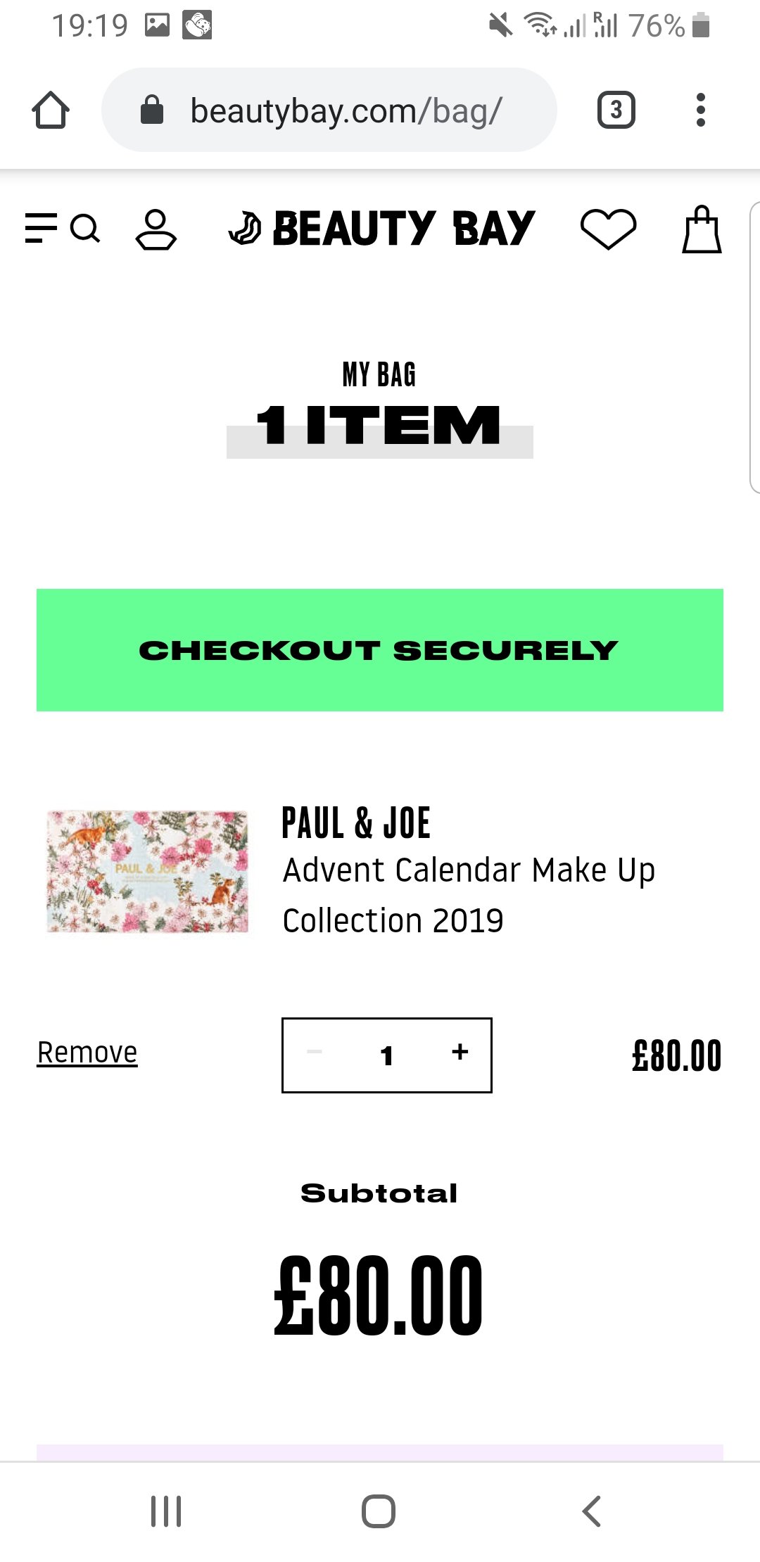 求助!想买paul&joe圣诞日历
