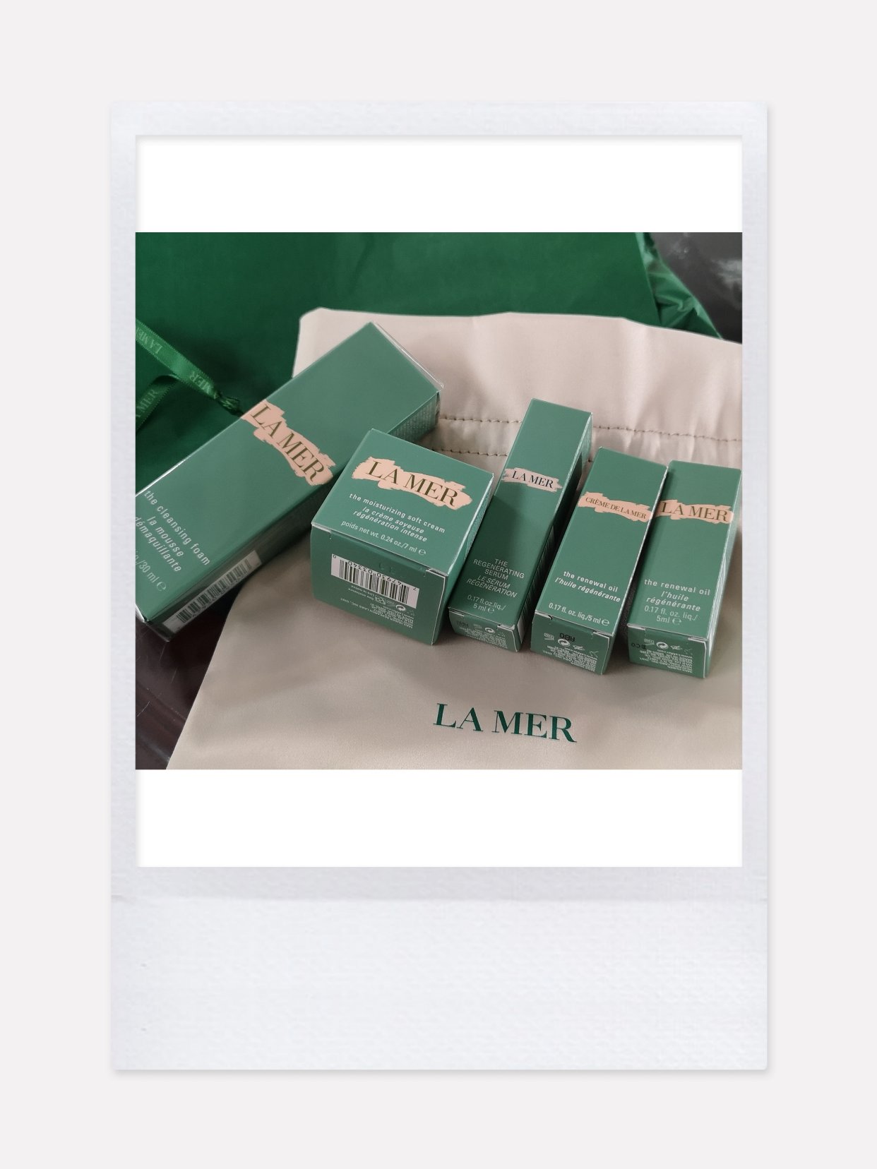 la mer 小样收的真开心