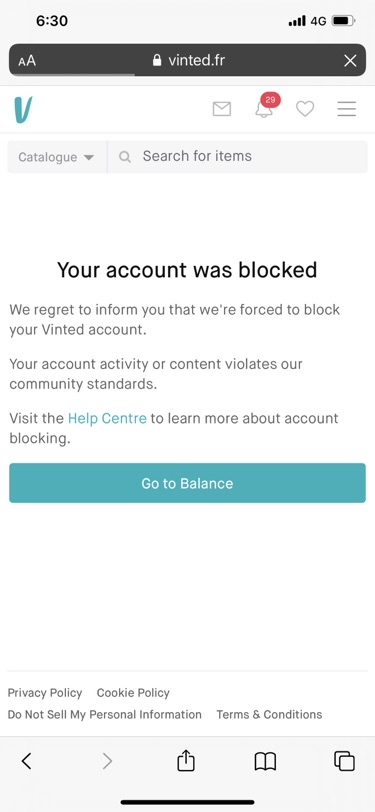 想求助一下，vinted封号怎么办