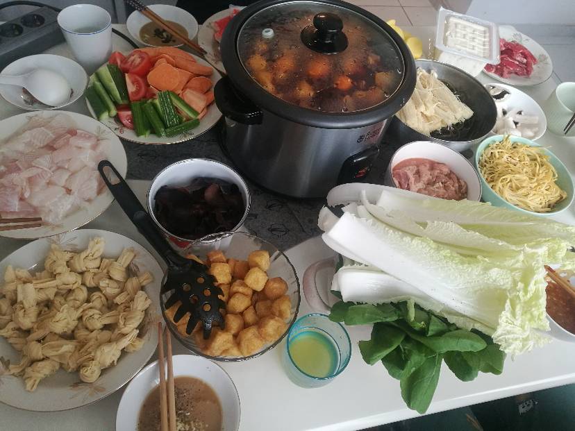 万圣节宅家吃火锅