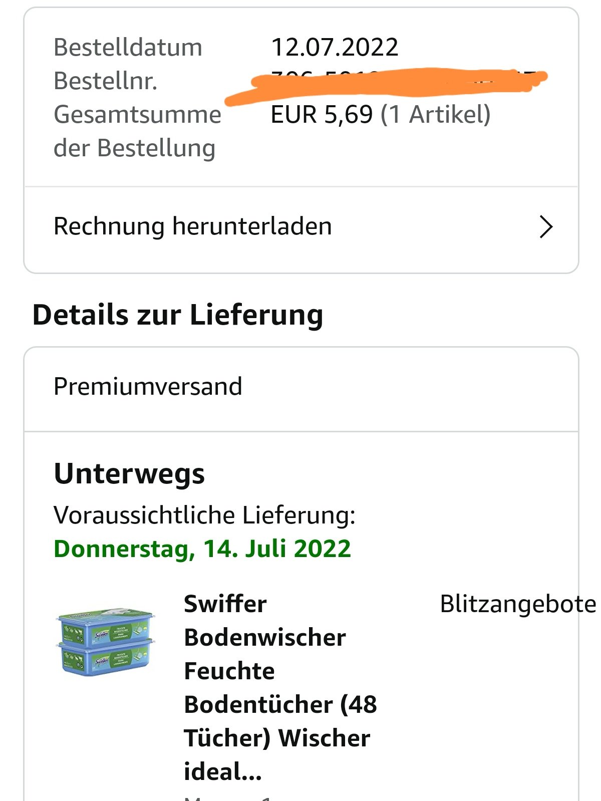 🇩🇪德亚Prime Day之【swiffer湿拖巾】