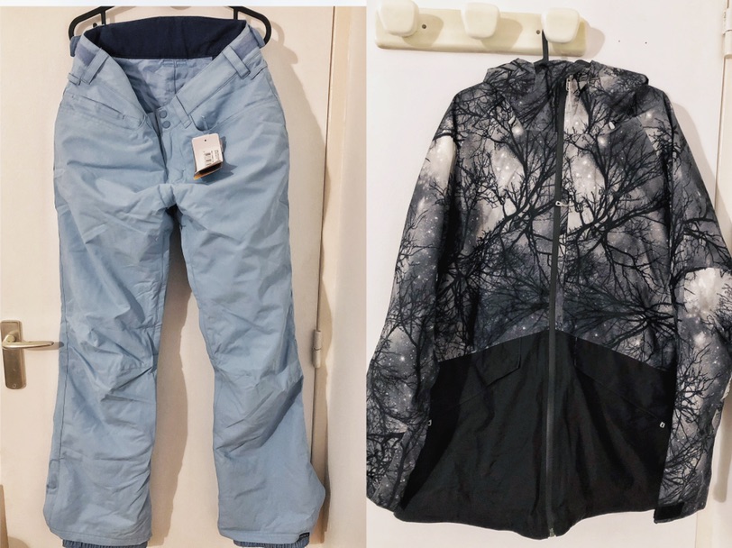 出滑雪服、全新滑雪裤