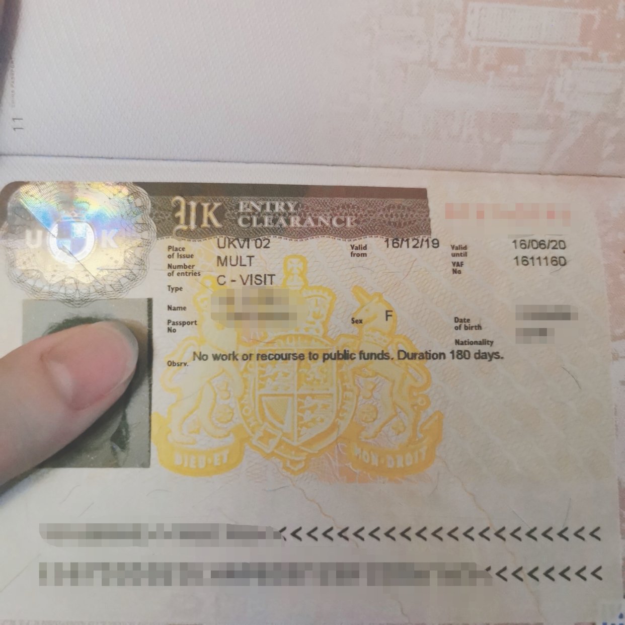 🇬🇧英国签证下来啦,伦敦我来啦哈哈哈!😝😝