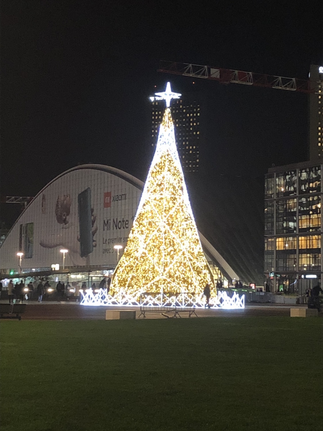 打卡la defense 圣诞集市