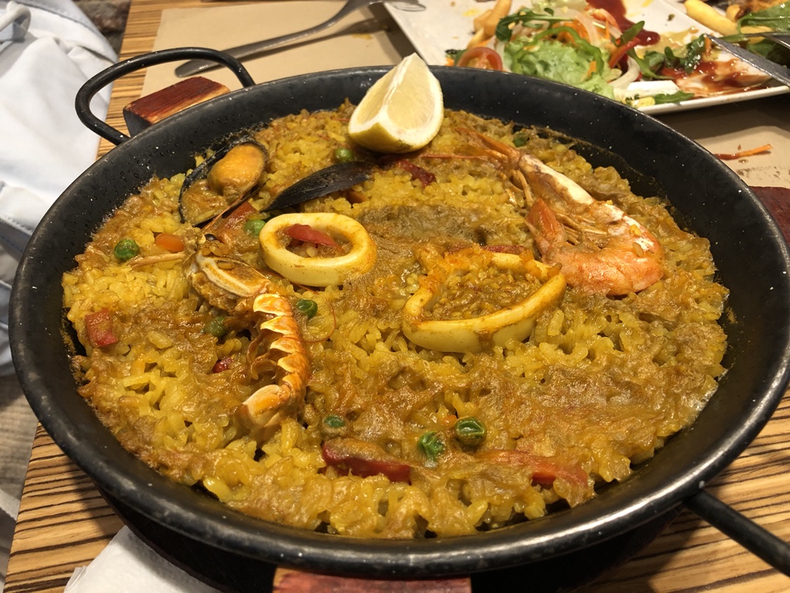 西班牙海鲜炒饭！