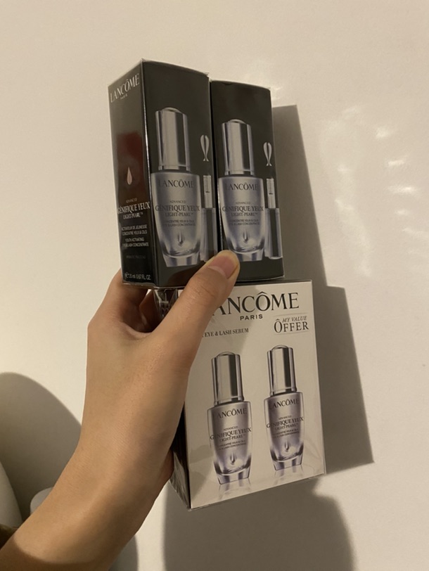 出兰蔻大眼精华20ml×2套盒，折扣囤多了