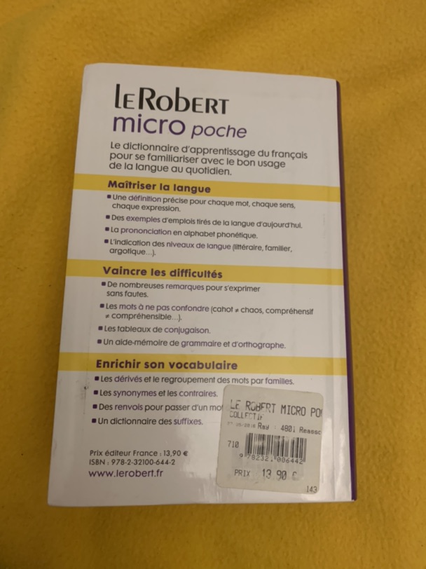 Le Robert micro poche