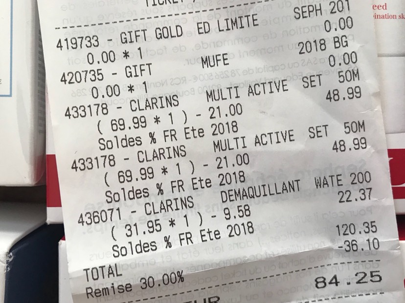 丝芙兰折上七折 开心剁手！