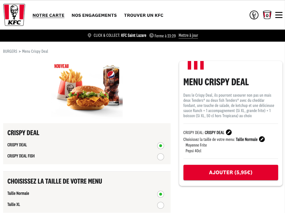 【🇫🇷今日羊毛】KFC6欧套餐回归!