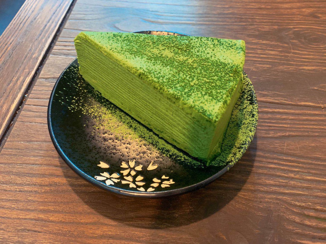 真的是浓浓的抹茶味