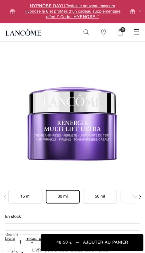 兰蔻Lancôme 官网bug+M家眼霜羊毛