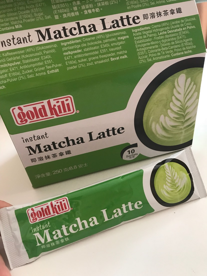 好喝的抹茶拿铁
