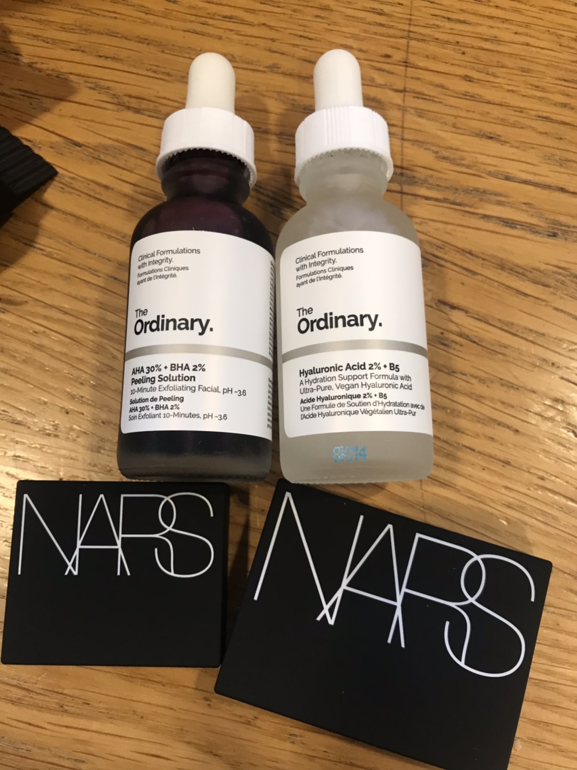 去老佛爷买了nars和the ordinary～