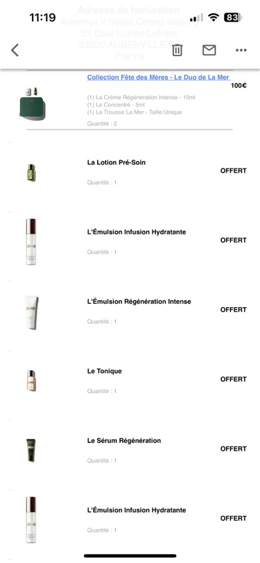 La mer 官网送小样