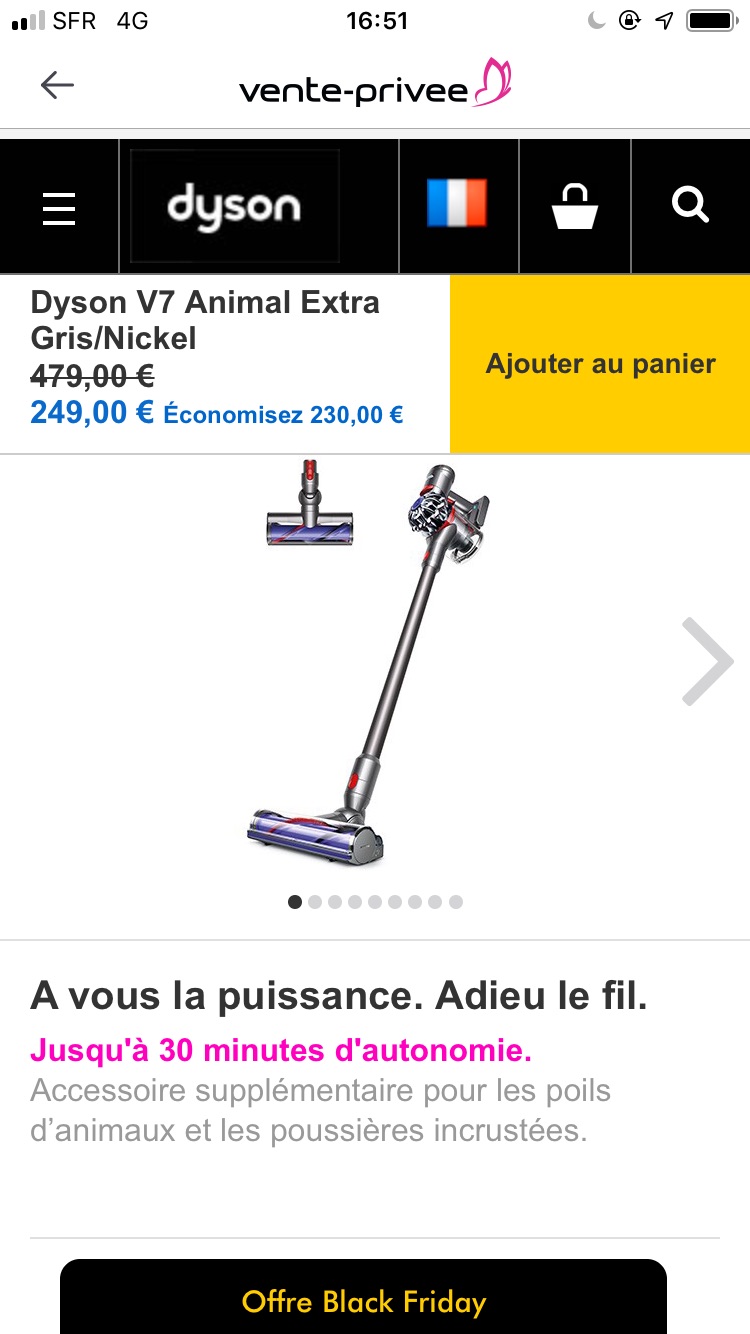 dyson 官网的折扣