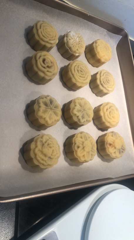 🎑🥮豆沙咸蛋黄月饼和冰皮月饼