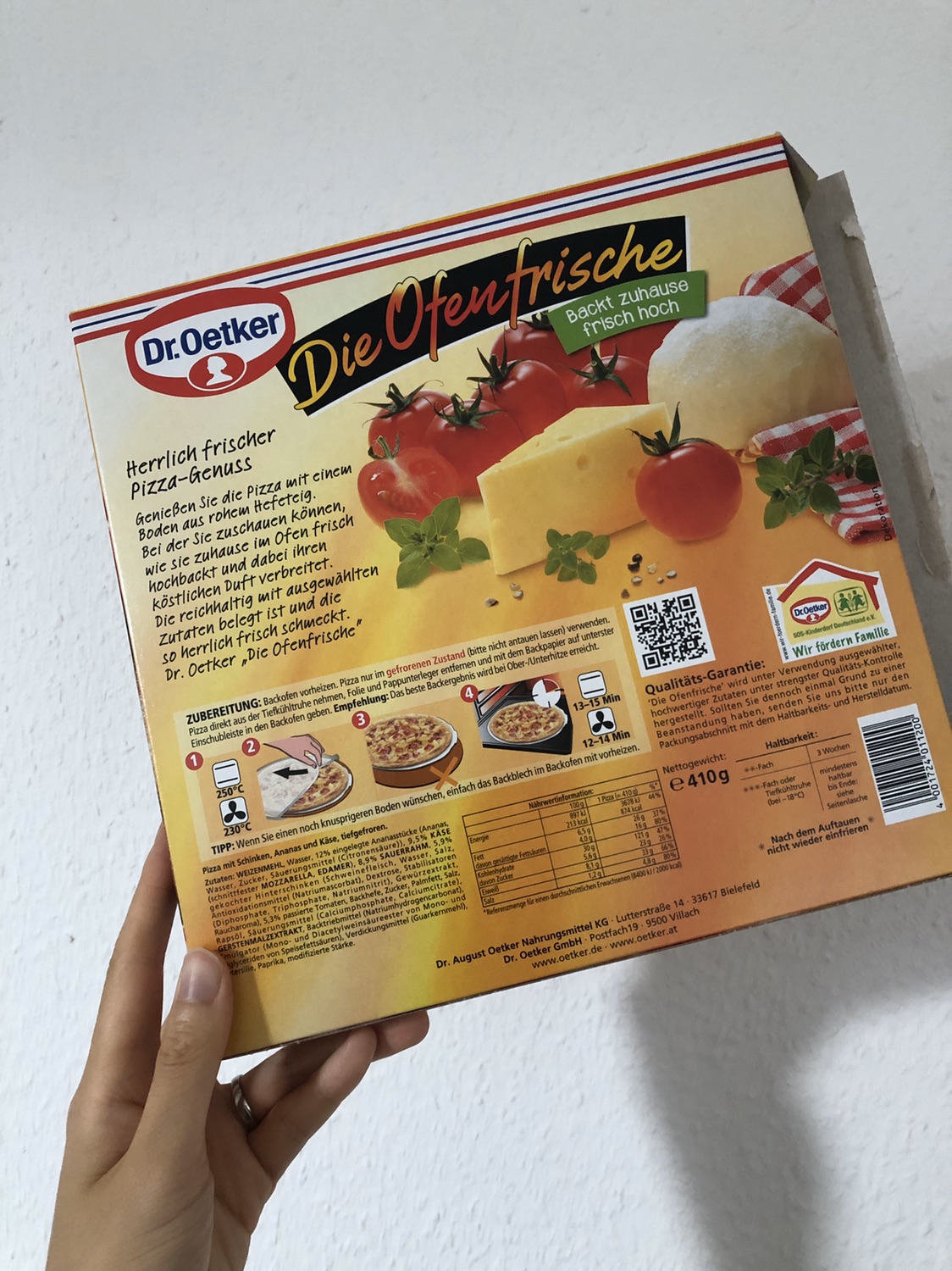 pizza届的翘楚———Dr. Oetker