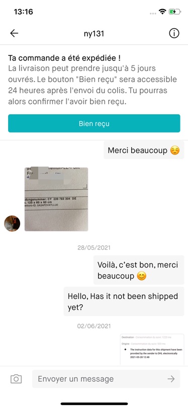 最终还是在Vinted上踩雷了