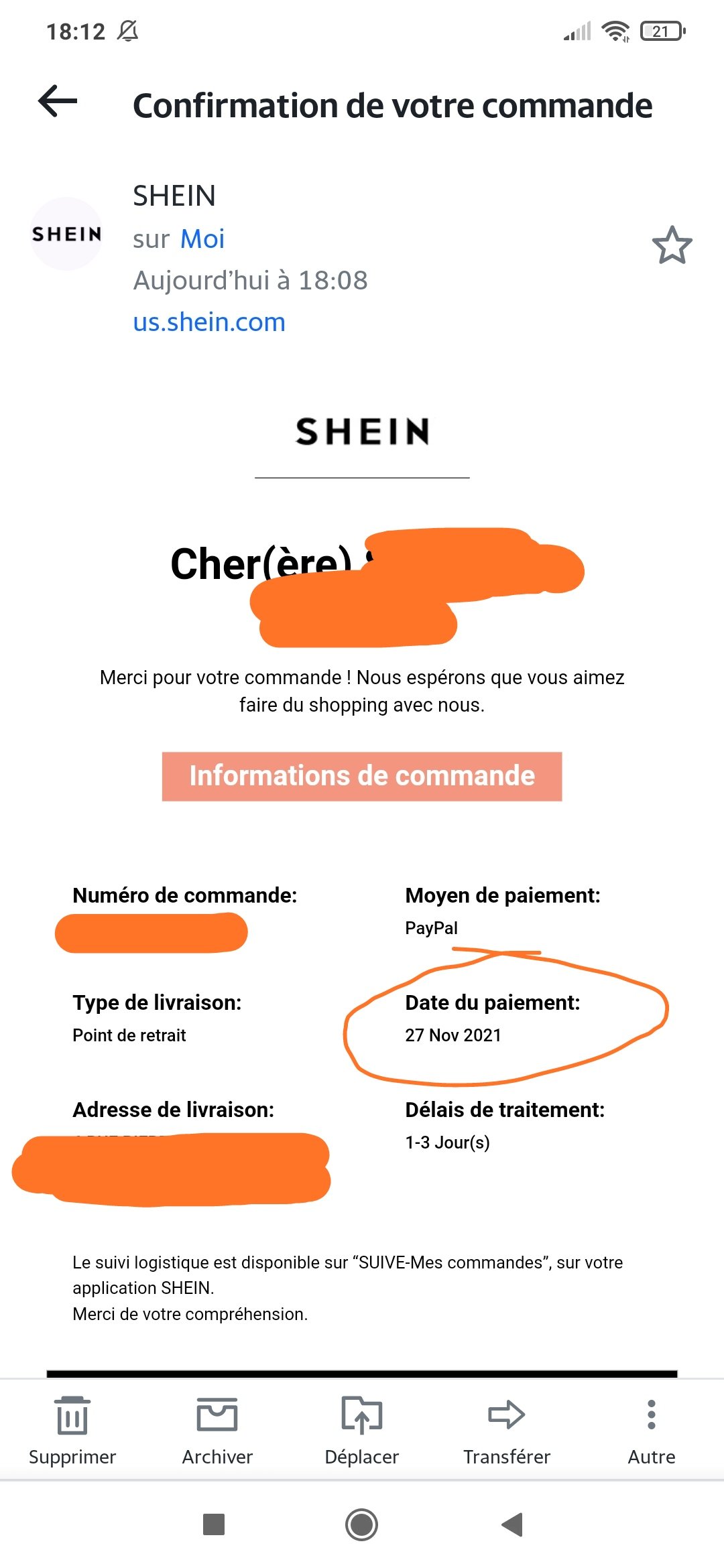 Shein黑五下单