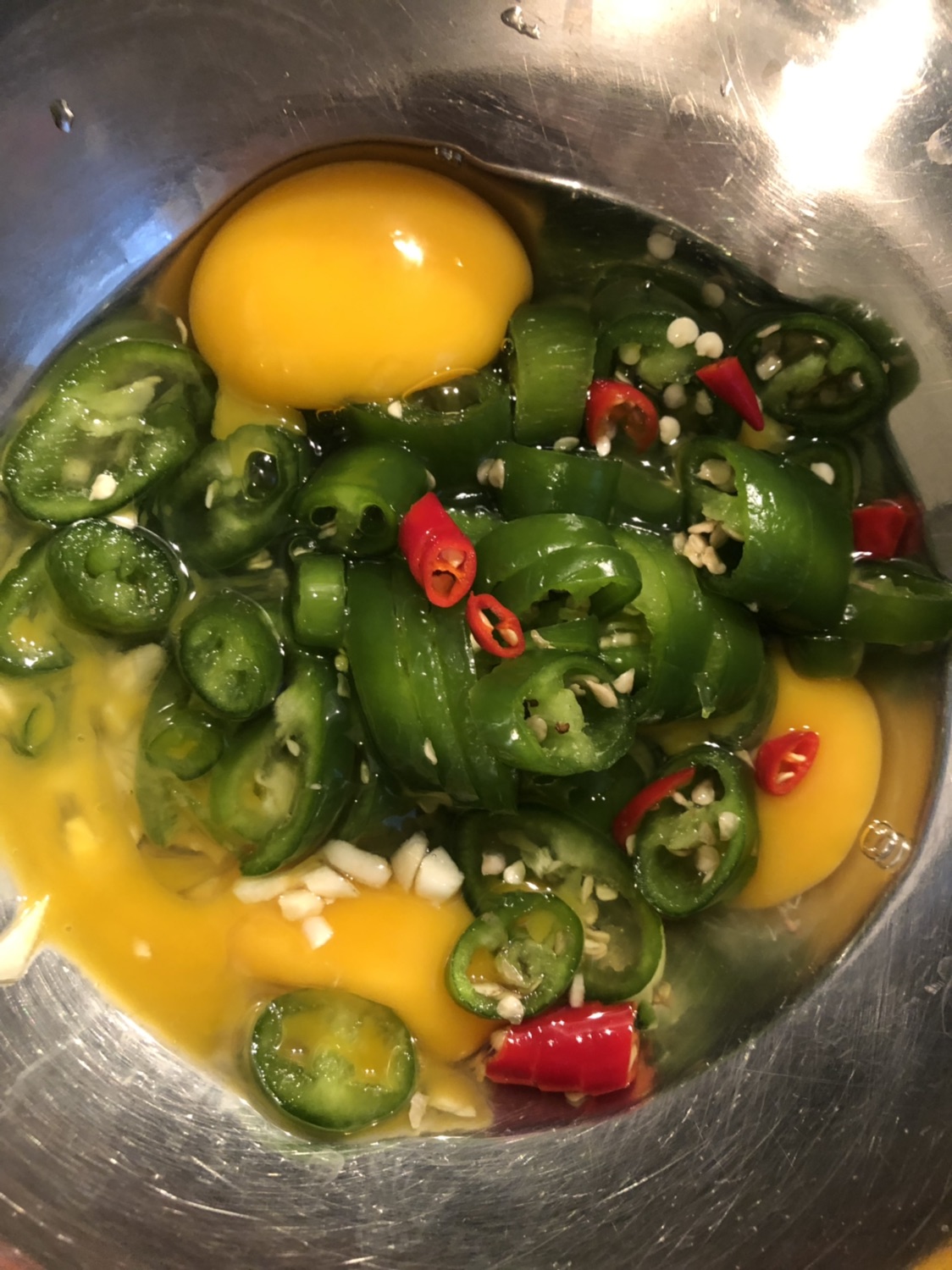 超级简单好吃的青椒煎蛋饼！