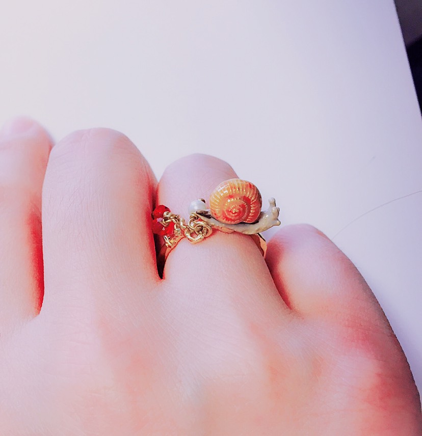 🐌蜗牛戒指