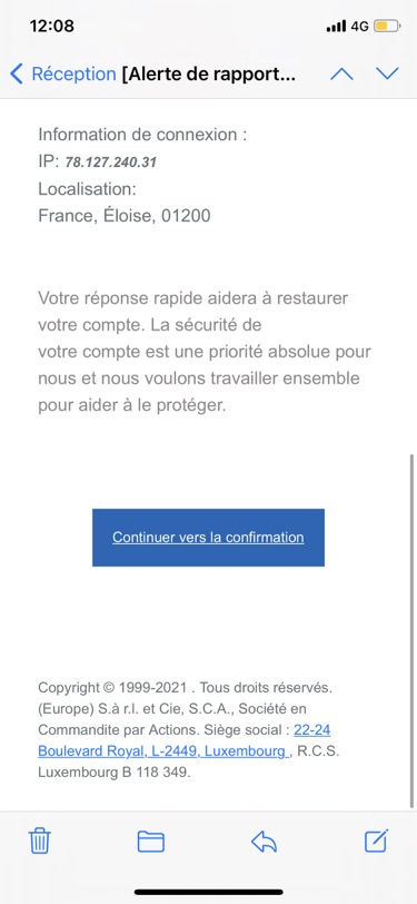 paypal这个mail是真的还是骗人的啊 