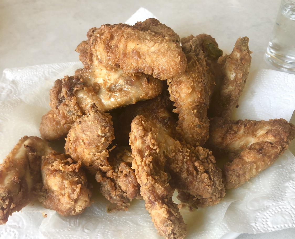 终于炸鸡啦