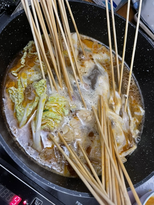 冬日里的冷锅串串
