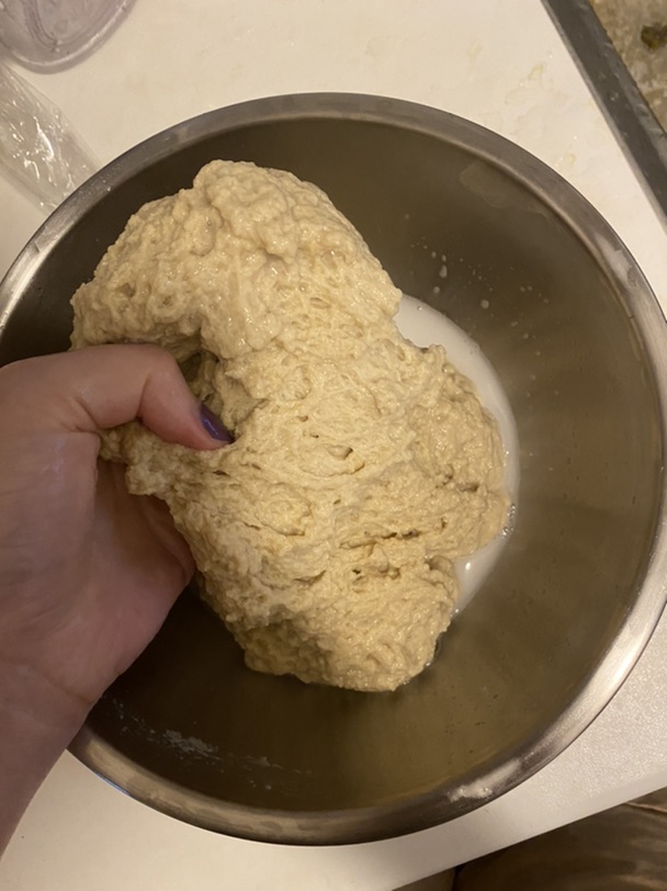 超市到的面筋粉 终于实现面筋自由啦