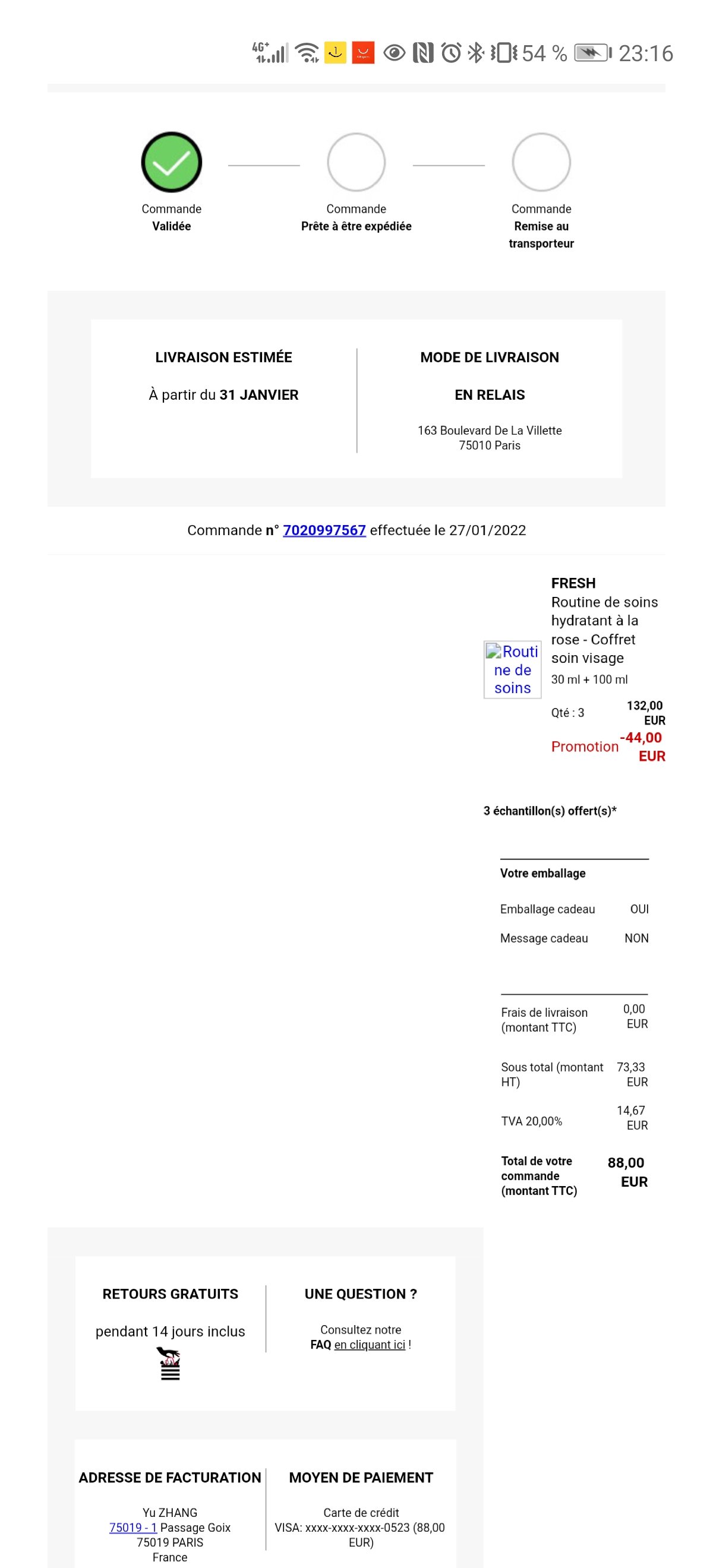 sephora app买二送一叠加prix sexy