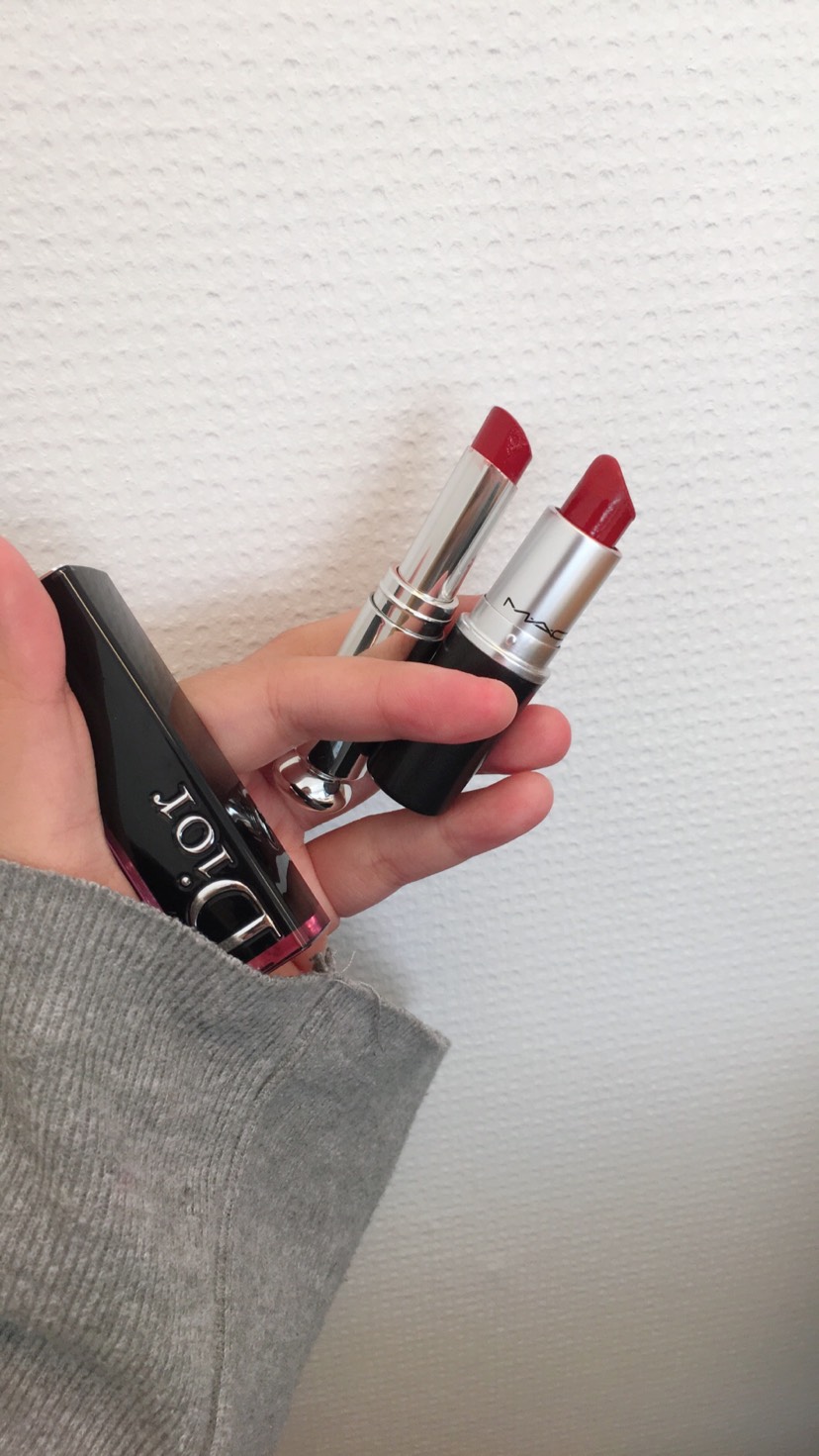 Dior740+MAC chili+红管405