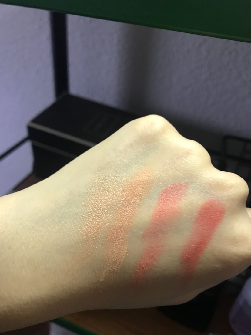 colorpop眼影盘试色