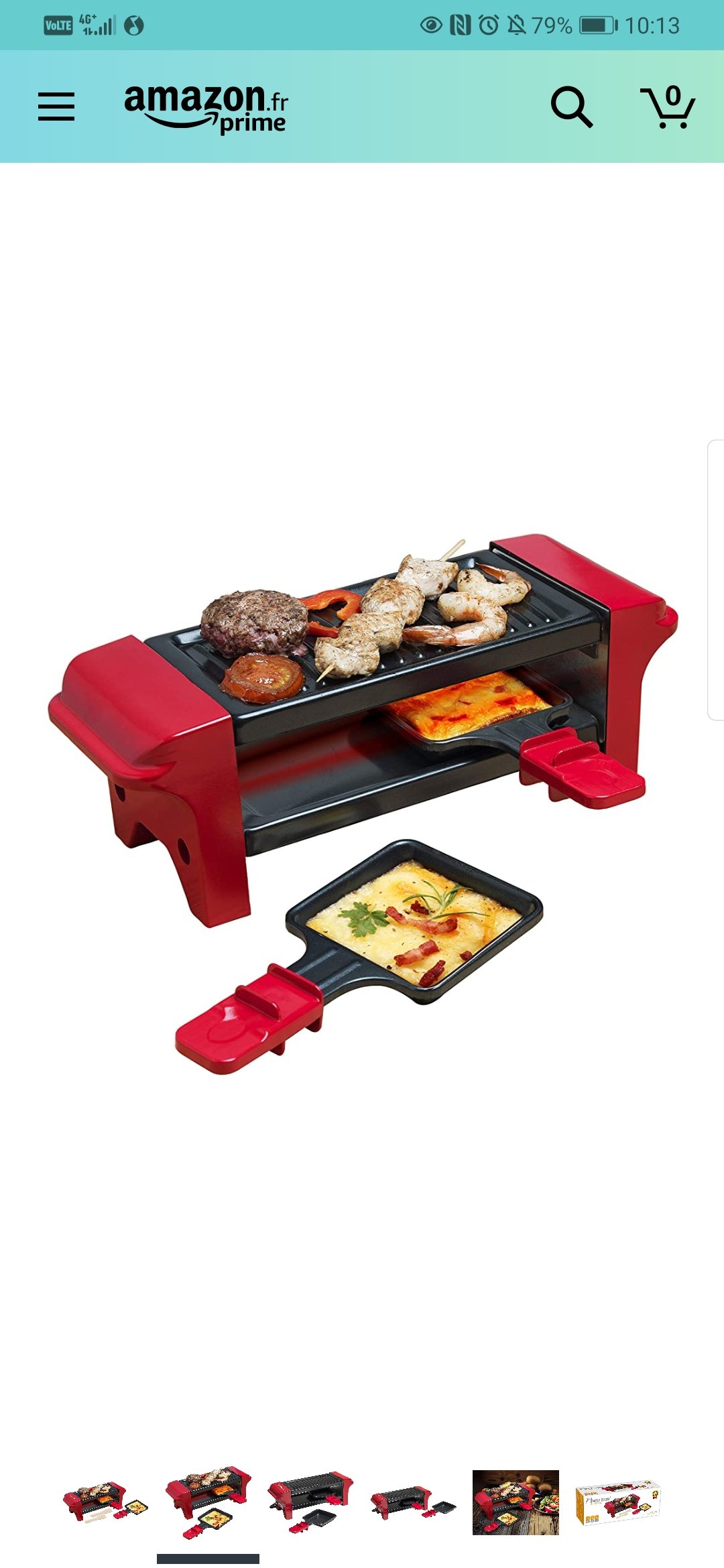 安利一到二人食Raclette机