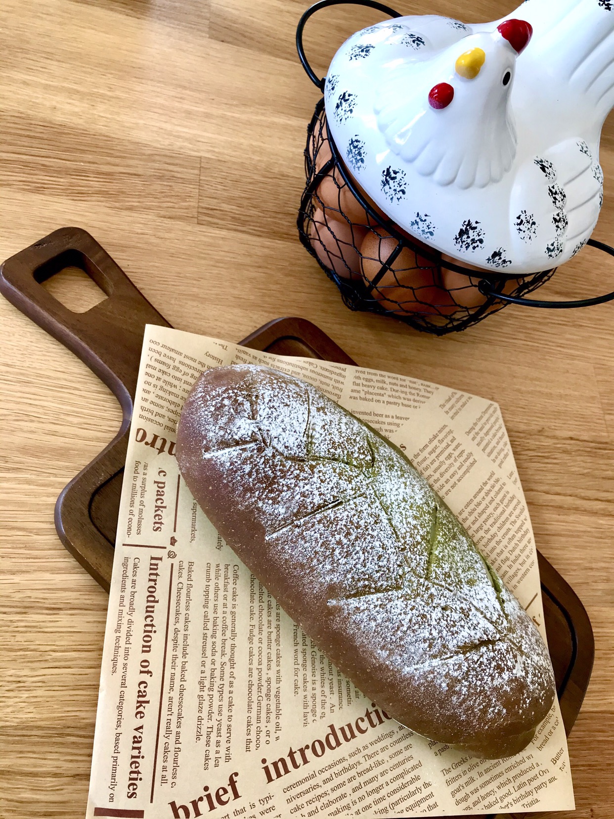 🍵抹茶红豆麻薯欧包🍞