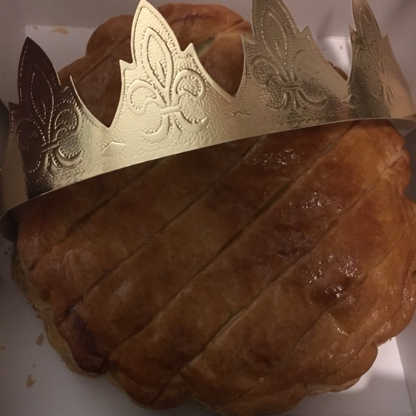 买到了欧尚最后一个抹茶柚子国王饼！吃到小黄人哎