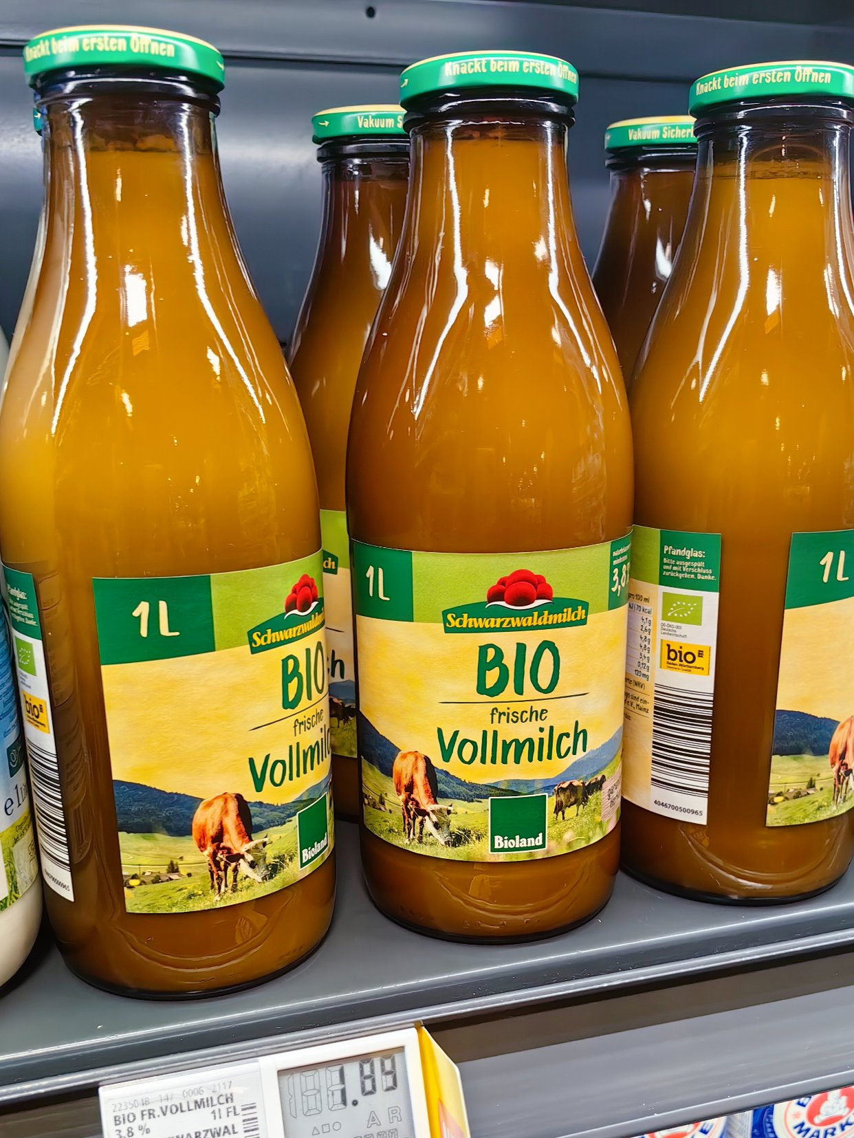 🇩🇪德国REWE 有奶盖的牛奶耶！