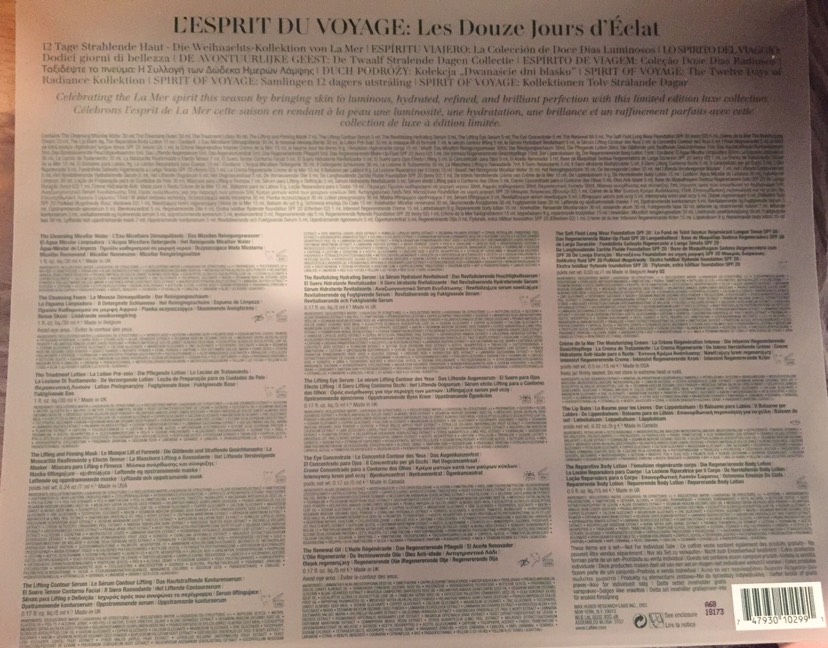 LAMER 圣诞日历开售啦