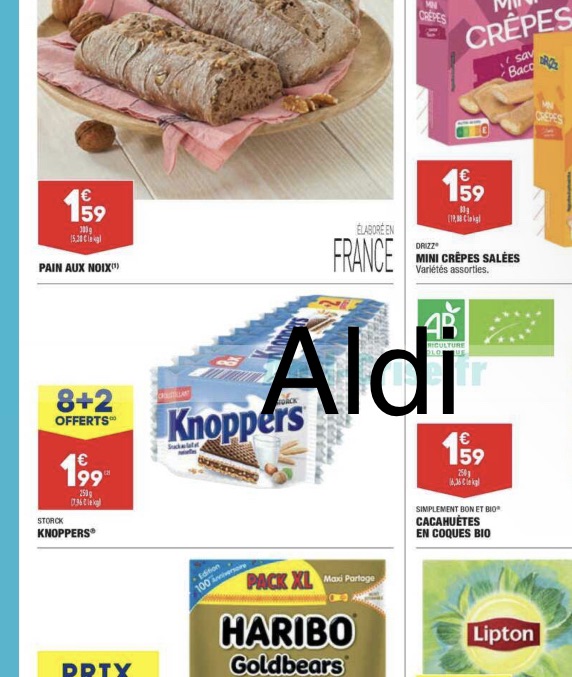 aldi knoppers 威化饼涨价了