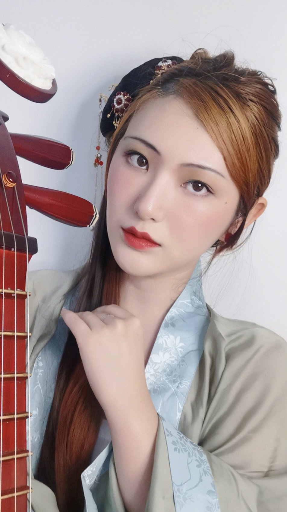 【化妆】墨绿色古风