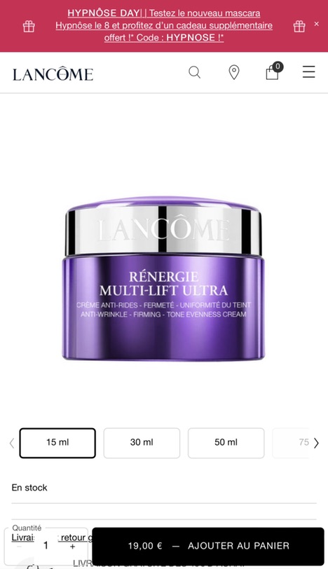 兰蔻Lancôme 官网bug+M家眼霜羊毛