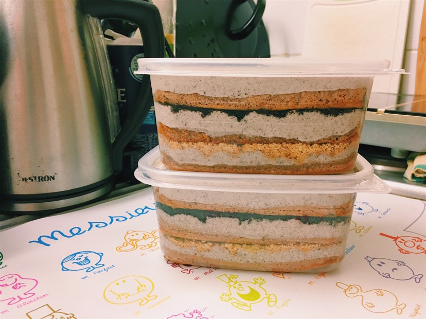 🍰咸奶油盒子蛋糕又一周。