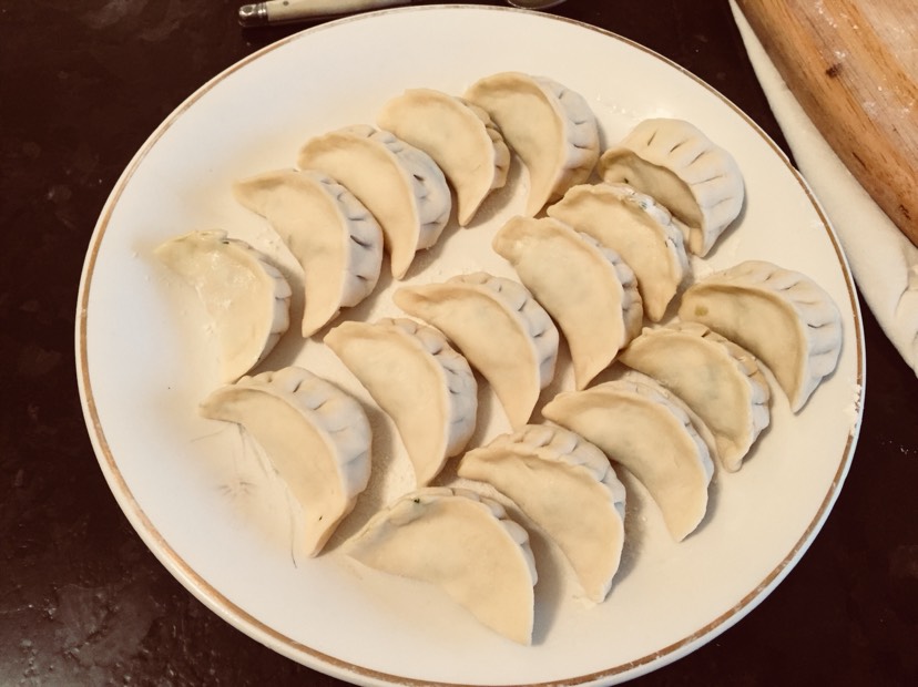 做一些饺子，礼尚往来