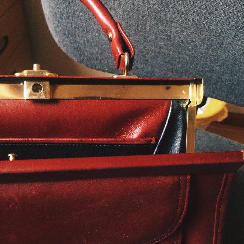 Vintage 60S red bags