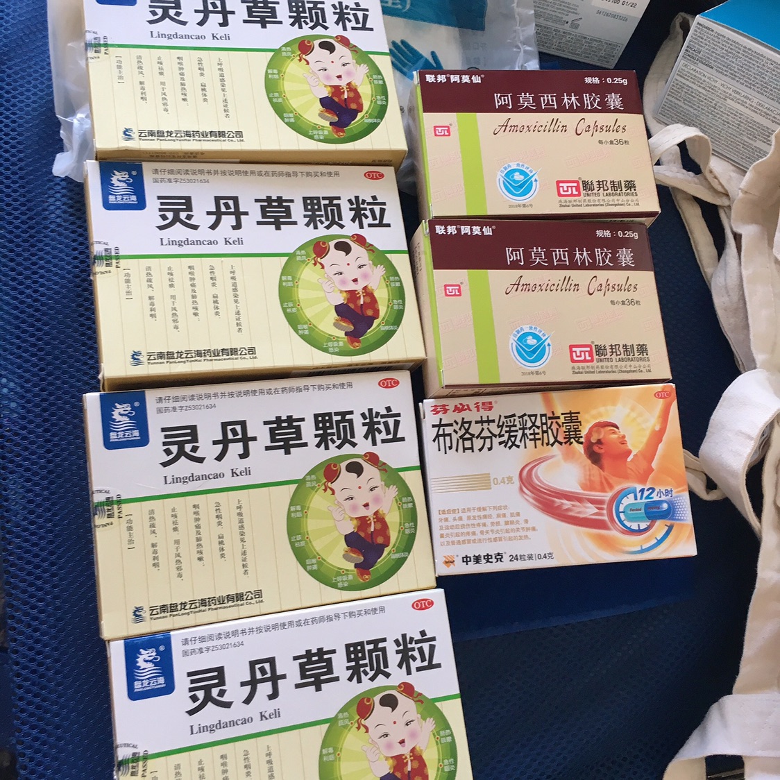 出口罩/阿莫西林/药品等