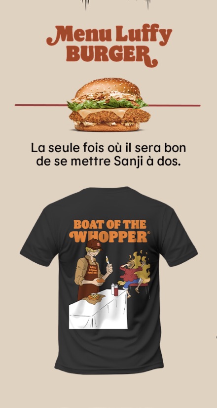 Burger King✖️one piece联名
